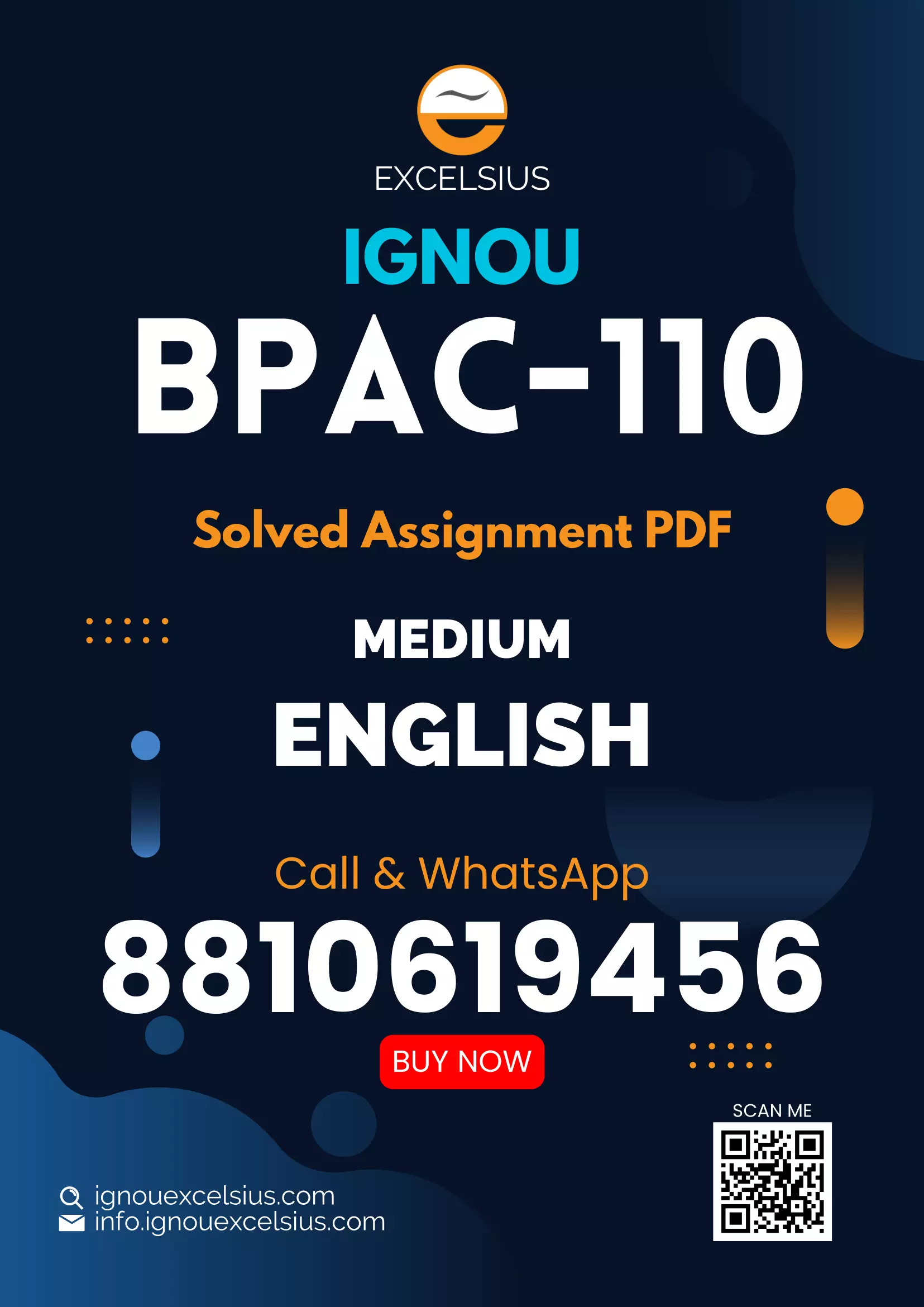 IGNOU BPAC-110 - Urban Local Governance, Latest Solved Assignment-July 2024 - January 2025