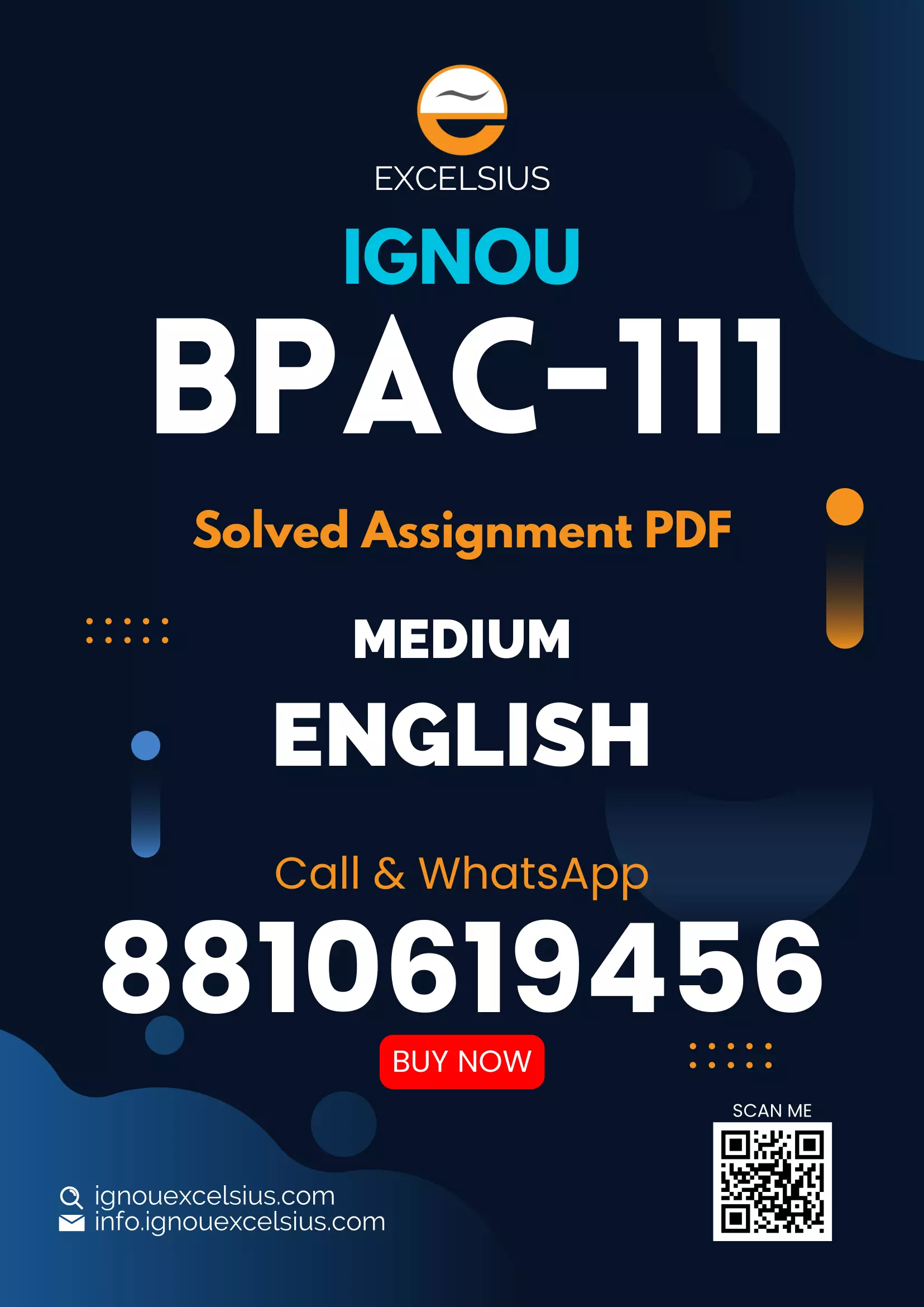 IGNOU BPAC-111 - Public Finance and Administration, Latest Solved Assignment-July 2023 - January 2024