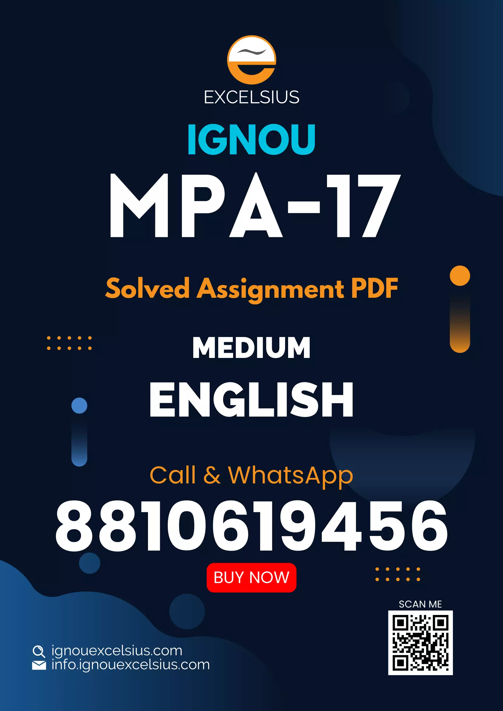 IGNOU MPA-17 - Electronic Governance Latest Solved Assignment-July 2024 - January 2025