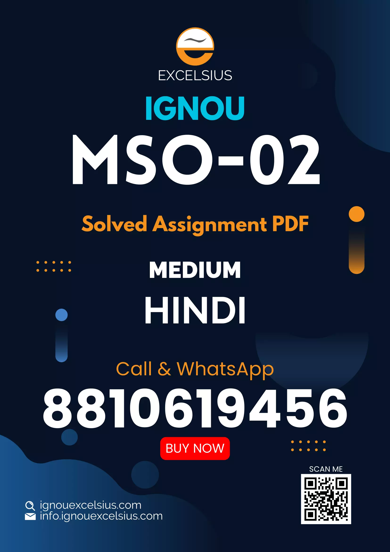 IGNOU MSO-02 - Research Methods and Methodologies, Latest Solved Assignment-July 2024 - January 2025