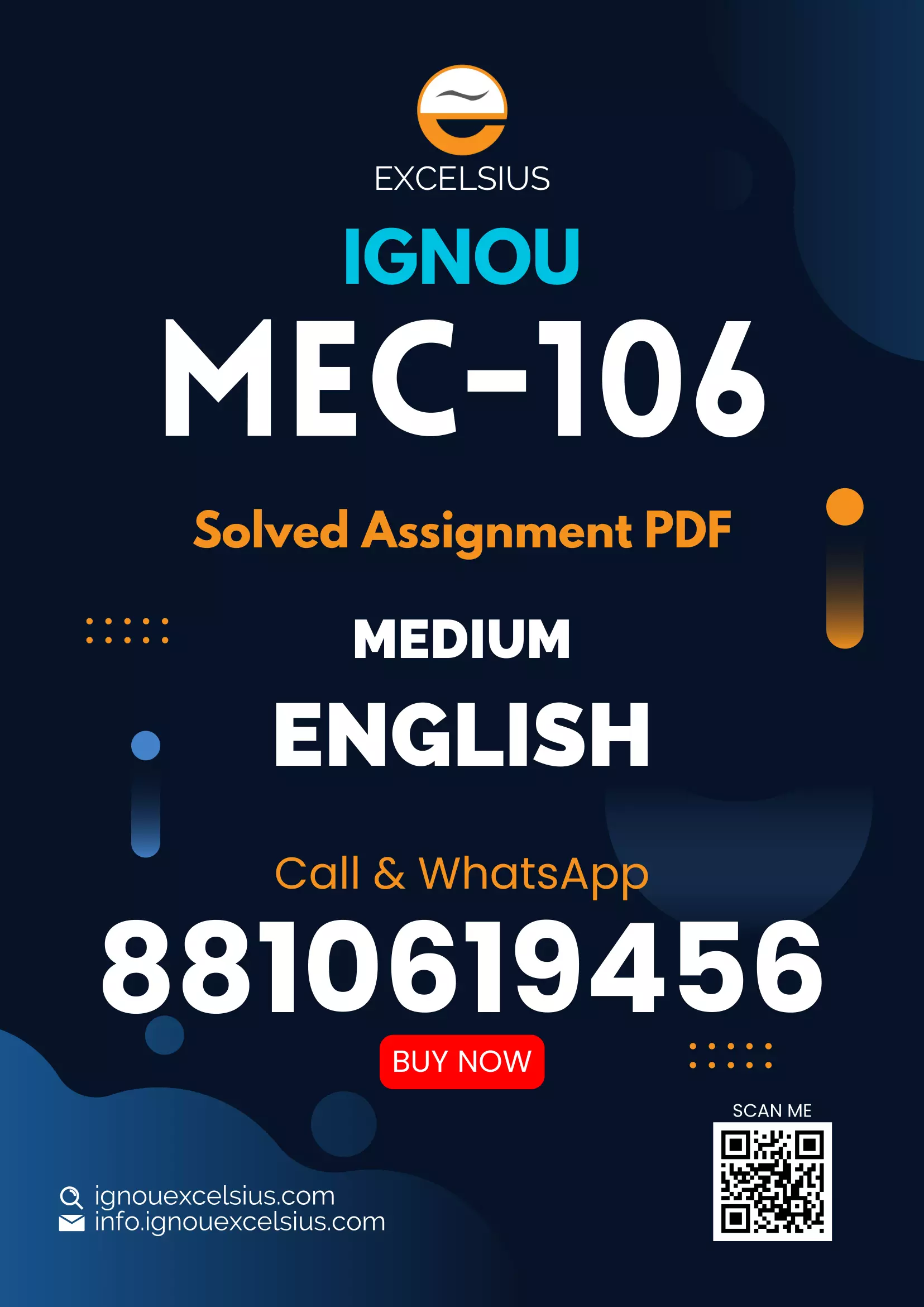 IGNOU MEC-106 - Public Economics Latest Solved Assignment-July 2024 - January 2025