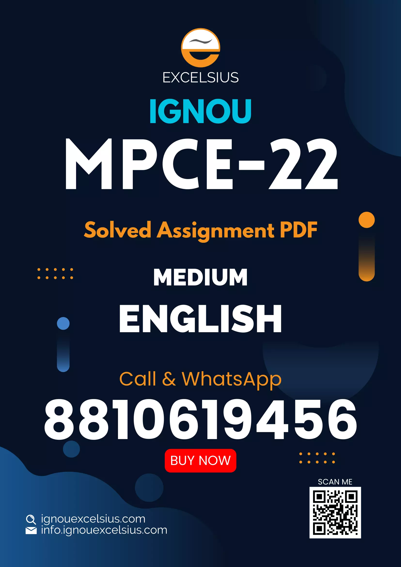 IGNOU MPCE-22 - Assessment in Counselling and Guidance Latest Solved Assignment-July 2024 - January 2025