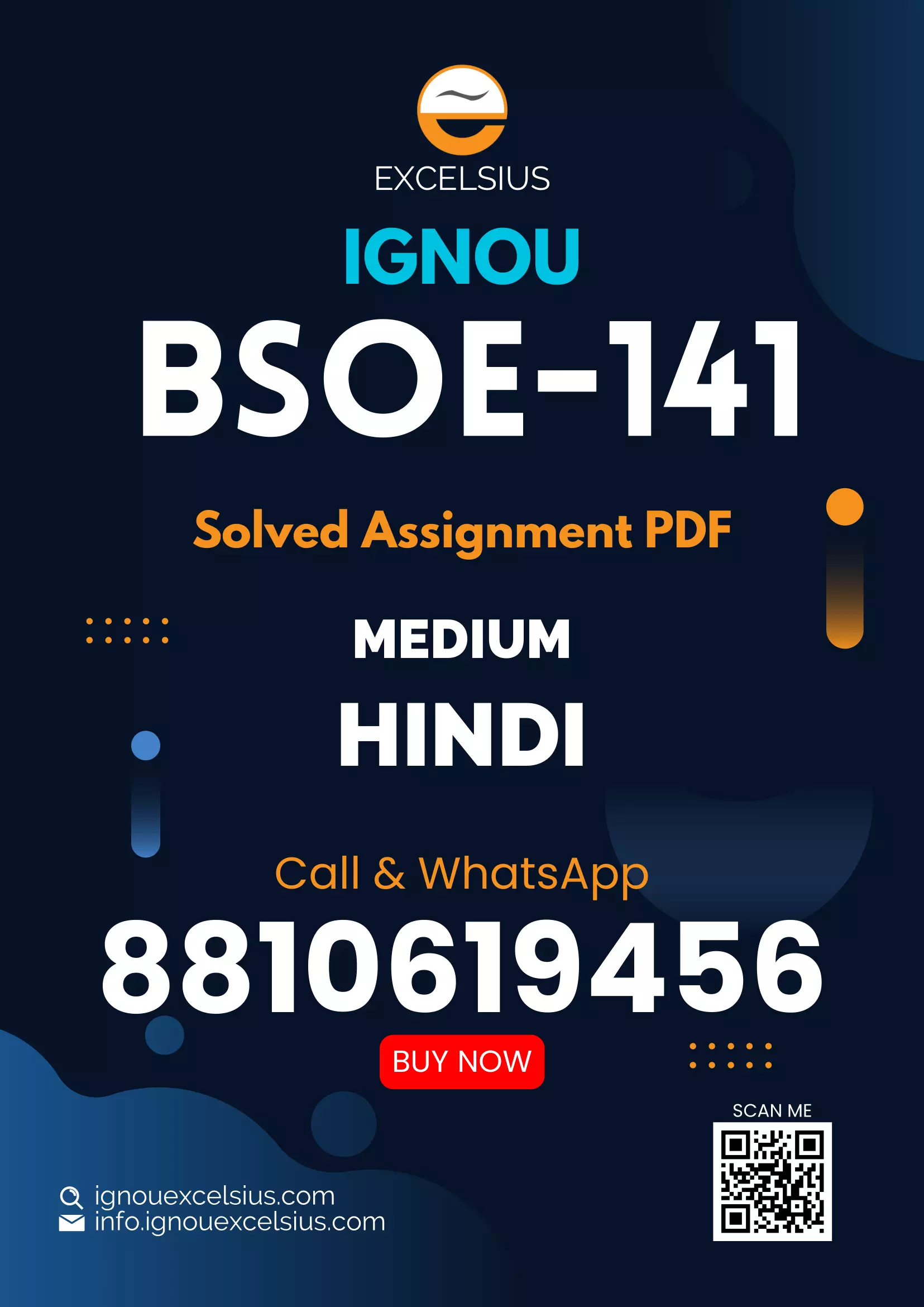 IGNOU BSOE-141 - Urban Sociology, Latest Solved Assignment-July 2024 - January 2025