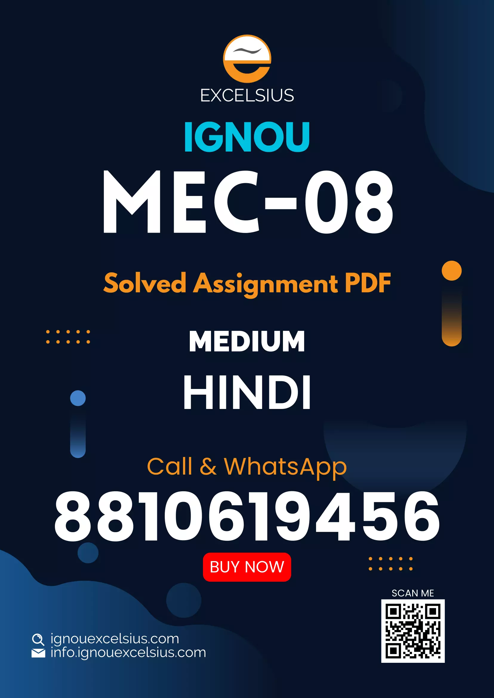 IGNOU MEC-08 - Economics of Social Sector and Environment Latest Solved Assignment-July 2024 - January 2025