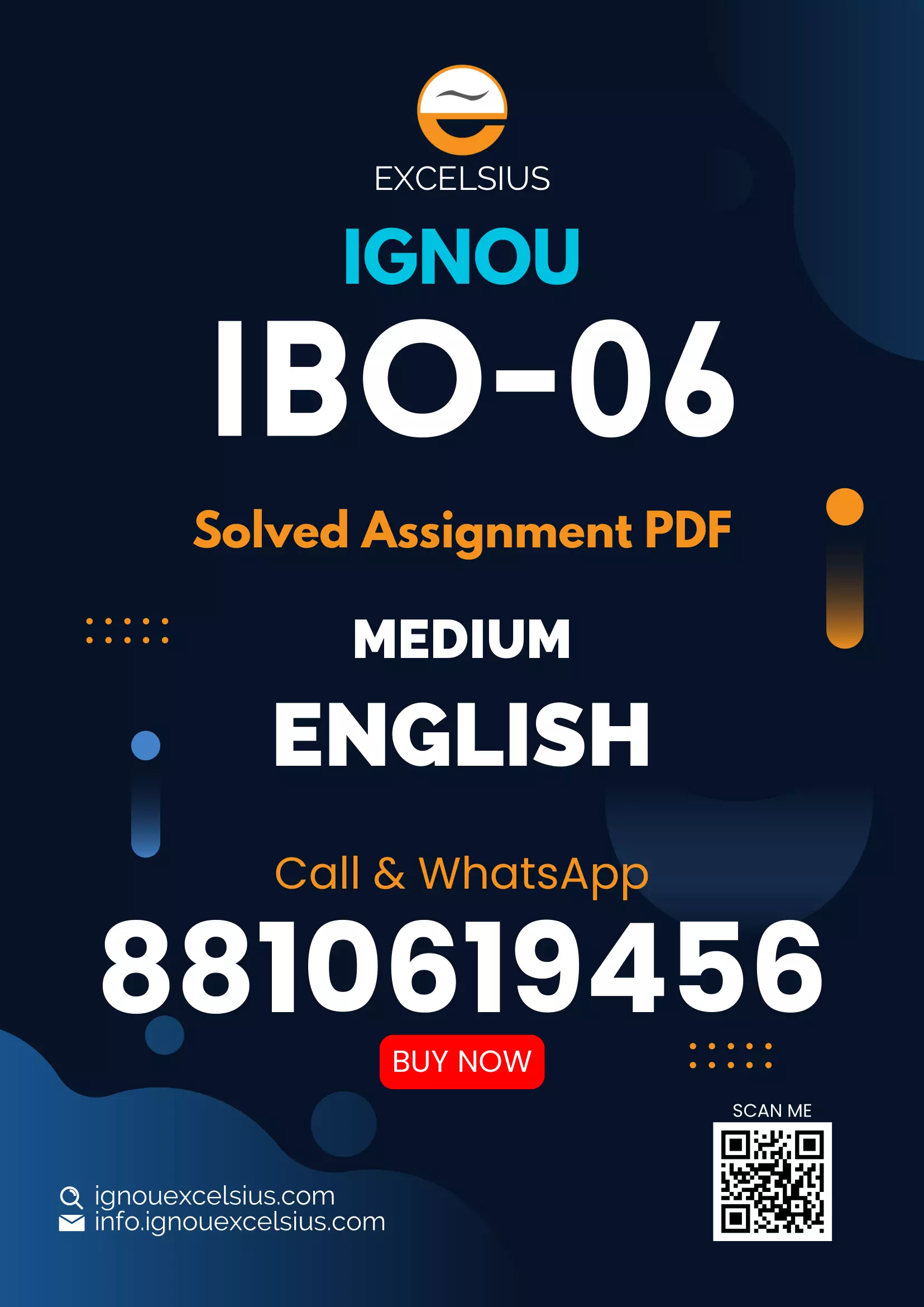 IGNOU IBO-06 - International Business Finance, Latest Solved Assignment-July 2024 - January 2025