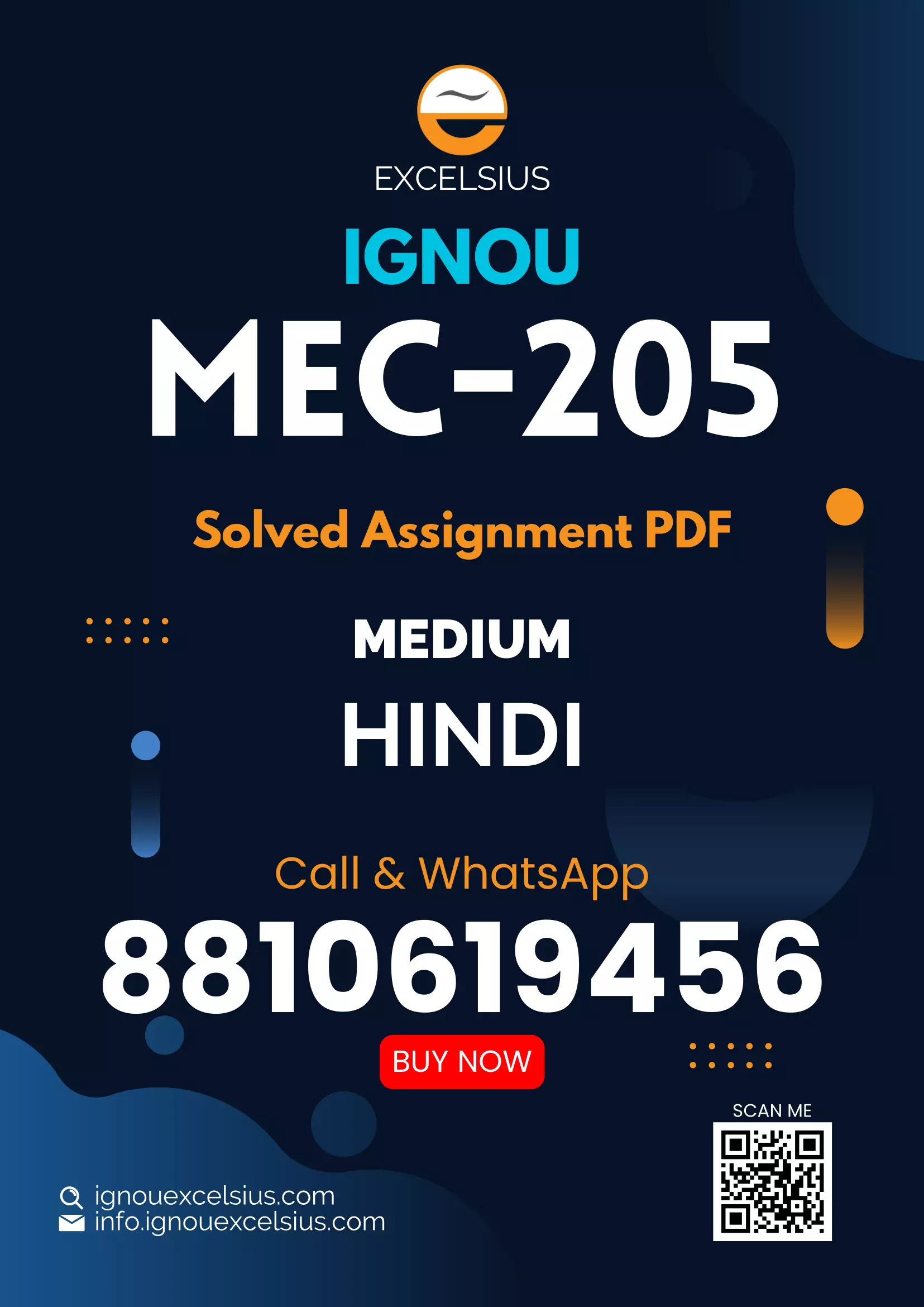 MEC-205 - Indian Economic Policy New-July 2024 - January 2025