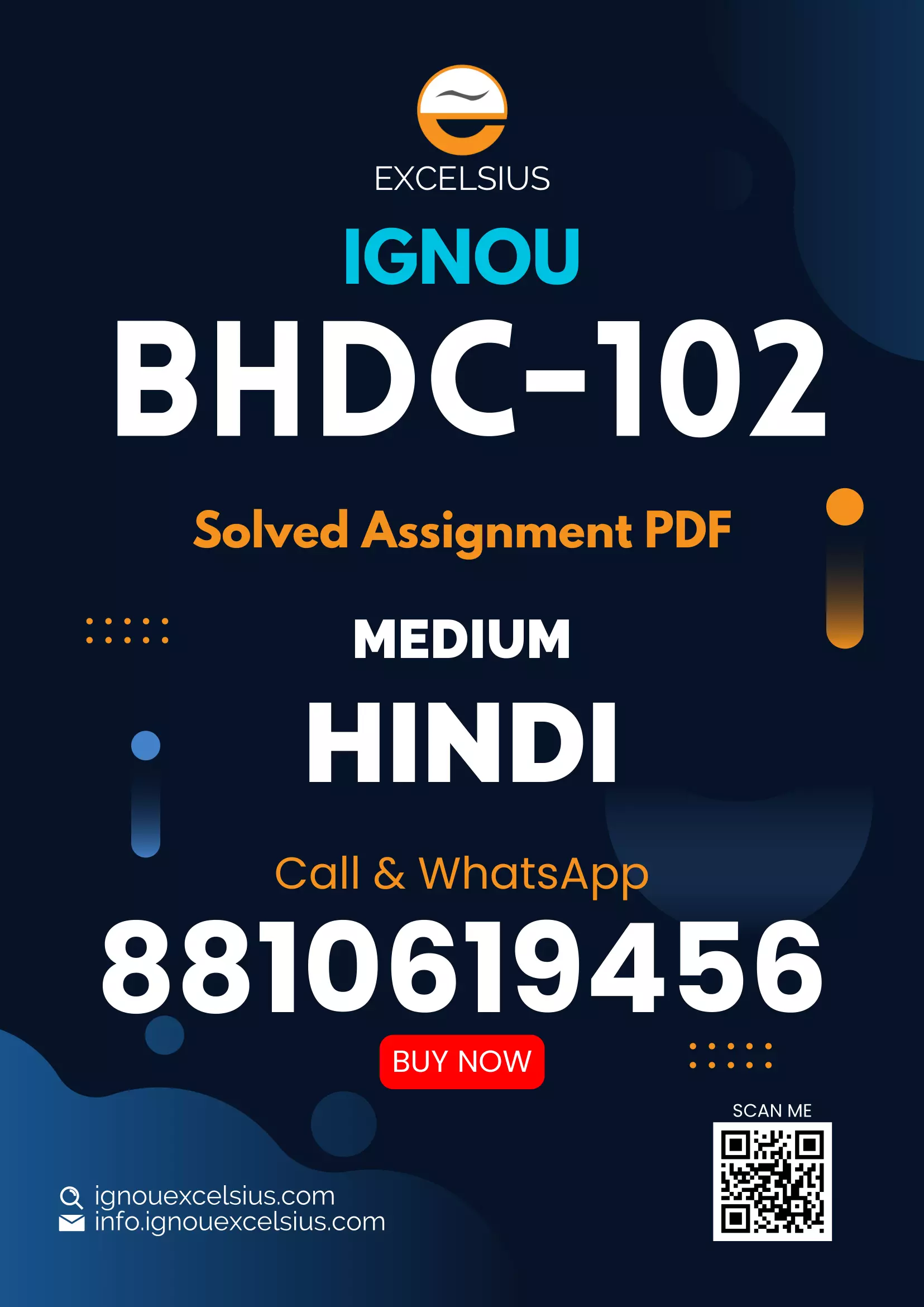 BHDC-102 - Hindi Sahitya ka Itihas- Aadhunik kal-January 2025- July 2025