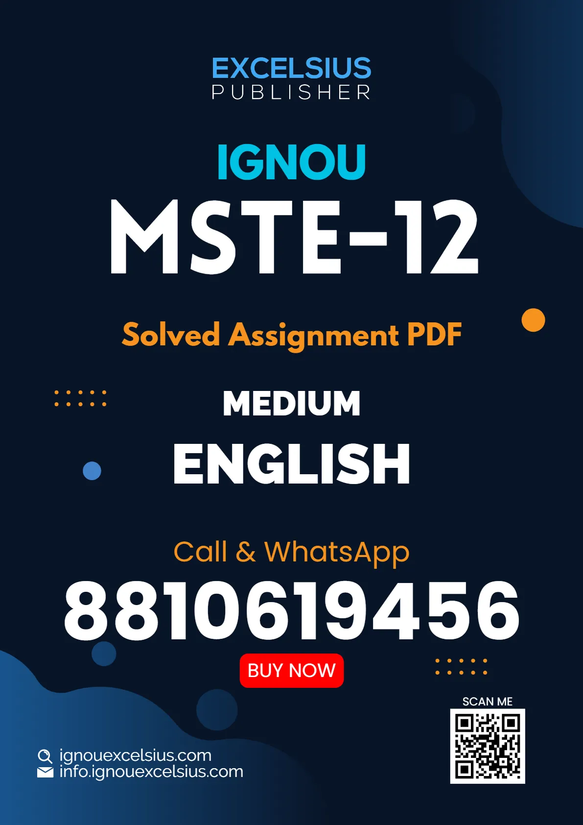MSTE-12 - Stochastic Processes*-January 2025 - December 2025