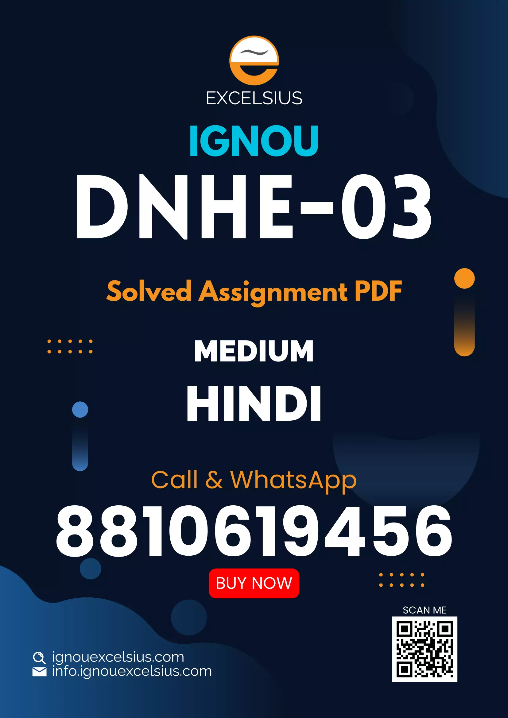 DNHE-03 - Nutrition and Health Education-January 2025- July 2025